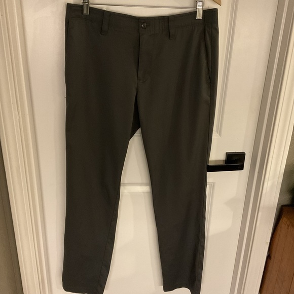 Grand Slam - Flat Front Stretch Dress Pants - Gray - Men’s Size 32x32 - Picture 1 of 10